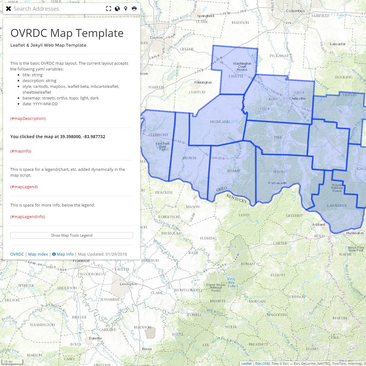 Ocpw Maps OPWC Profiles 2015 | OVRDC